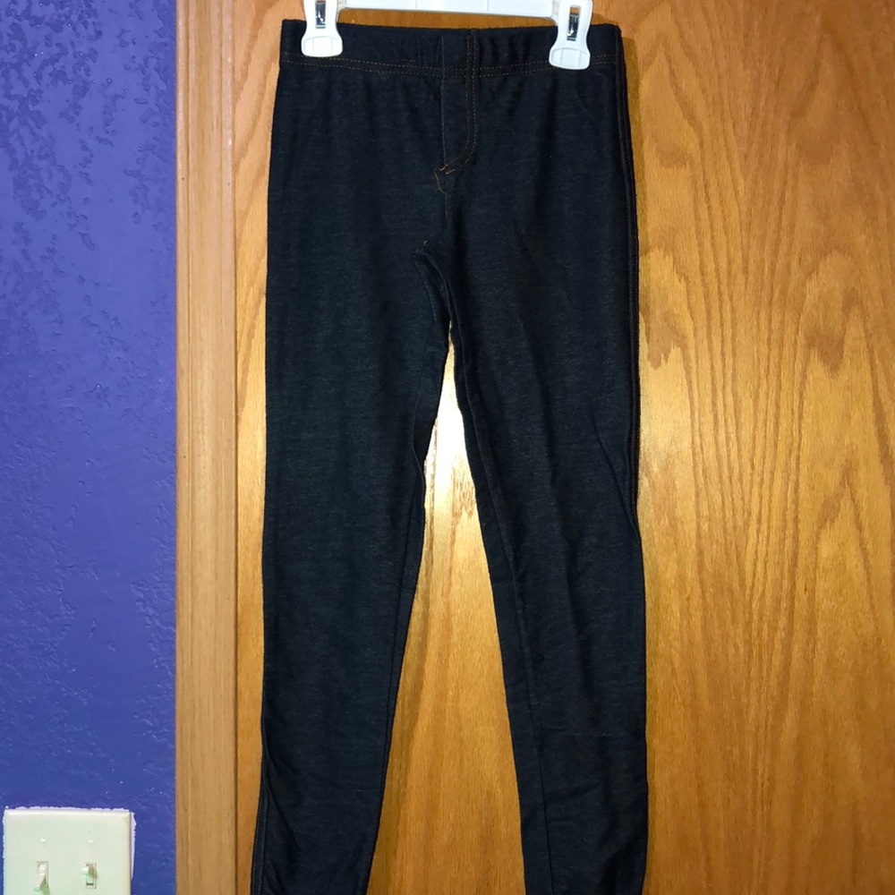 Jean leggings.